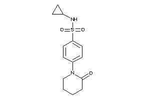 N-cyclopropyl-4-(2-ketopiperidino)benzenesulfonamide