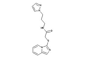 2-(imidazo[1,5-a]pyridin-3-ylthio)-N-(3-pyrazol-1-ylpropyl)acetamide