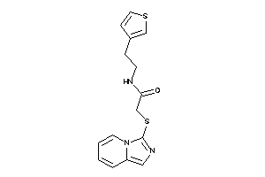 2-(imidazo[1,5-a]pyridin-3-ylthio)-N-[2-(3-thienyl)ethyl]acetamide