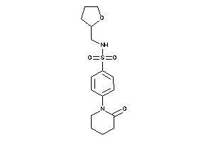 4-(2-ketopiperidino)-N-(tetrahydrofurfuryl)benzenesulfonamide