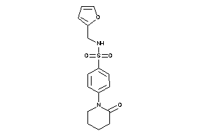 N-(2-furfuryl)-4-(2-ketopiperidino)benzenesulfonamide