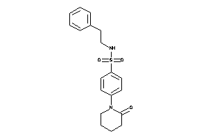 4-(2-ketopiperidino)-N-phenethyl-benzenesulfonamide