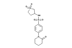 N-(1,1-diketothiolan-3-yl)-4-(2-ketopiperidino)benzenesulfonamide