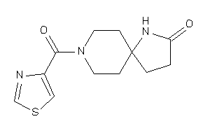 8-(thiazole-4-carbonyl)-4,8-diazaspiro[4.5]decan-3-one