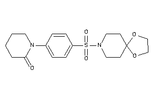 1-[4-(1,4-dioxa-8-azaspiro[4.5]decan-8-ylsulfonyl)phenyl]-2-piperidone