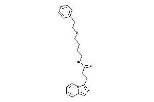 2-(imidazo[1,5-a]pyridin-3-ylthio)-N-(4-phenethyloxybutyl)acetamide