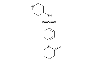 4-(2-ketopiperidino)-N-(4-piperidyl)benzenesulfonamide