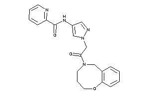 N-[1-[2-keto-2-(2,3,4,6-tetrahydro-1,5-benzoxazocin-5-yl)ethyl]pyrazol-4-yl]picolinamide