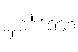 7-[2-keto-2-(4-phenylpiperazino)ethoxy]-2,3-dihydro-1H-pyrrolo[2,1-b]quinazolin-9-one