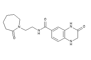 3-keto-N-[2-(2-ketoazepan-1-yl)ethyl]-2,4-dihydro-1H-quinoxaline-6-carboxamide