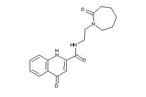 4-keto-N-[2-(2-ketoazepan-1-yl)ethyl]-1H-quinoline-2-carboxamide