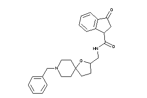 N-[(8-benzyl-4-oxa-8-azaspiro[4.5]decan-3-yl)methyl]-3-keto-indane-1-carboxamide