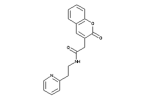 2-(2-ketochromen-3-yl)-N-[2-(2-pyridyl)ethyl]acetamide