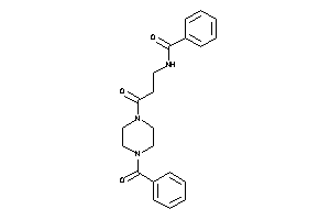 N-[3-(4-benzoylpiperazino)-3-keto-propyl]benzamide