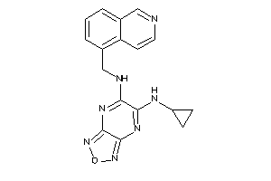 Cyclopropyl-[5-(5-isoquinolylmethylamino)furazano[3,4-b]pyrazin-6-yl]amine
