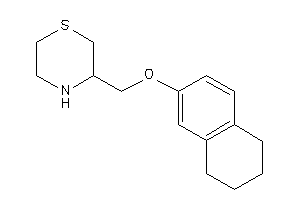 3-(tetralin-6-yloxymethyl)thiomorpholine