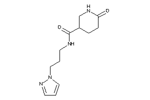 6-keto-N-(3-pyrazol-1-ylpropyl)nipecotamide