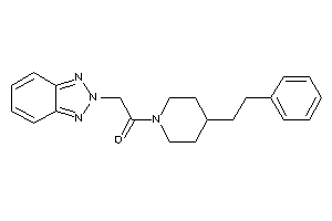 2-(benzotriazol-2-yl)-1-(4-phenethylpiperidino)ethanone