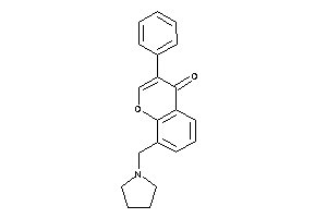 3-phenyl-8-(pyrrolidinomethyl)chromone