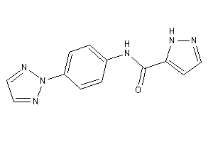 N-[4-(triazol-2-yl)phenyl]-1H-pyrazole-5-carboxamide