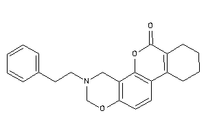 Image of 3-phenethyl-2,4,7,8,9,10-hexahydroisochromeno[3,4-f][1,3]benzoxazin-6-one