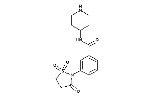 Image of N-(4-piperidyl)-3-(1,1,3-triketo-1,2-thiazolidin-2-yl)benzamide