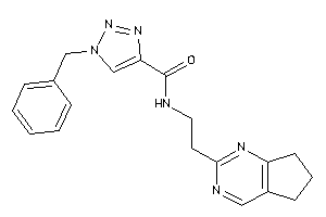 1-benzyl-N-[2-(6,7-dihydro-5H-cyclopenta[d]pyrimidin-2-yl)ethyl]triazole-4-carboxamide