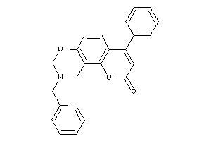 9-benzyl-4-phenyl-8,10-dihydropyrano[2,3-f][1,3]benzoxazin-2-one