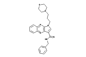 N-benzyl-1-(3-morpholinopropyl)pyrrolo[2,3-b]quinoxaline-3-carboxamide