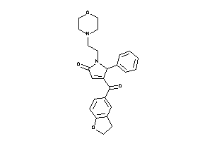 4-(coumaran-5-carbonyl)-1-(2-morpholinoethyl)-5-phenyl-3-pyrrolin-2-one