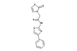 2-(2-keto-4-thiazolin-3-yl)-N-(4-phenylthiazol-2-yl)acetamide