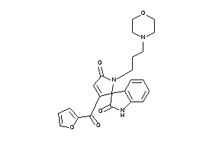4-(2-furoyl)-1-(3-morpholinopropyl)spiro[3-pyrroline-5,3'-indoline]-2,2'-quinone