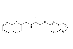 N-(chroman-2-ylmethyl)-2-([1,2,4]triazolo[3,4-f]pyridazin-6-ylthio)acetamide