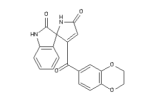 4-(2,3-dihydro-1,4-benzodioxine-6-carbonyl)spiro[3-pyrroline-5,3'-indoline]-2,2'-quinone