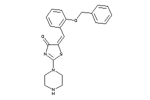 5-(2-benzoxybenzylidene)-2-piperazino-2-thiazolin-4-one