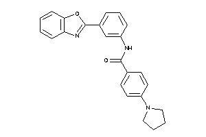 N-[3-(1,3-benzoxazol-2-yl)phenyl]-4-pyrrolidino-benzamide