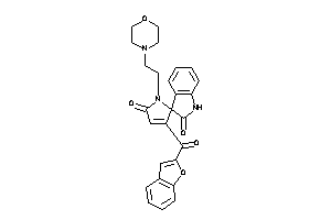 4-(benzofuran-2-carbonyl)-1-(2-morpholinoethyl)spiro[3-pyrroline-5,3'-indoline]-2,2'-quinone