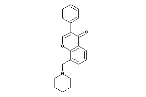 3-phenyl-8-(piperidinomethyl)chromone