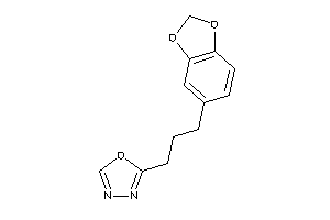 2-[3-(1,3-benzodioxol-5-yl)propyl]-1,3,4-oxadiazole