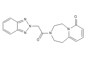 Image of 3-[2-(benzotriazol-2-yl)acetyl]-1,2,4,5-tetrahydropyrido[2,1-g][1,4]diazepin-7-one