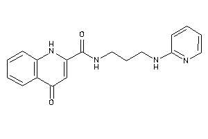 4-keto-N-[3-(2-pyridylamino)propyl]-1H-quinoline-2-carboxamide