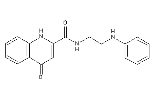 N-(2-anilinoethyl)-4-keto-1H-quinoline-2-carboxamide