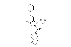 4-(coumaran-5-carbonyl)-5-(2-furyl)-1-(2-morpholinoethyl)-3-pyrrolin-2-one