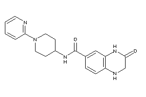 3-keto-N-[1-(2-pyridyl)-4-piperidyl]-2,4-dihydro-1H-quinoxaline-6-carboxamide