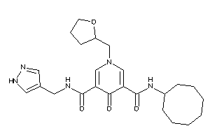 N-cyclooctyl-4-keto-N'-(1H-pyrazol-4-ylmethyl)-1-(tetrahydrofurfuryl)dinicotinamide