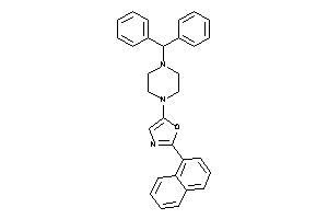 5-(4-benzhydrylpiperazino)-2-(1-naphthyl)oxazole