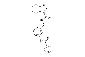 N-[3-(1H-pyrazole-5-carbonylamino)benzyl]-4,5,6,7-tetrahydroindoxazene-3-carboxamide