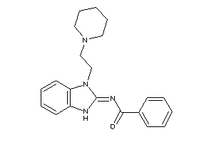 N-[3-(2-piperidinoethyl)-1H-benzimidazol-2-ylidene]benzamide