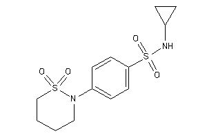 N-cyclopropyl-4-(1,1-diketothiazinan-2-yl)benzenesulfonamide