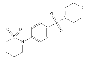 2-(4-morpholinosulfonylphenyl)thiazinane 1,1-dioxide